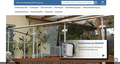 Desktop Screenshot of online-edelstahlshop.eu